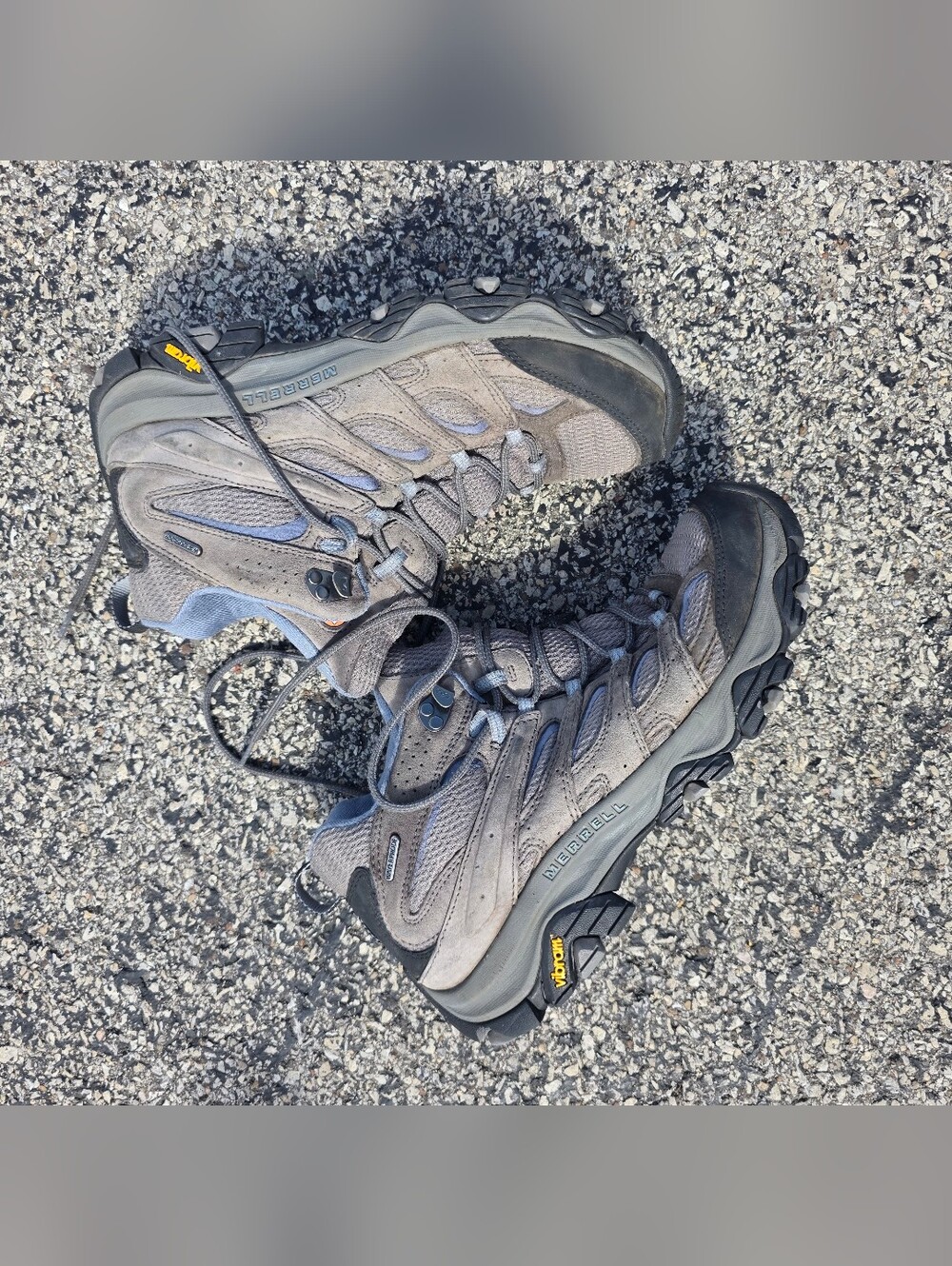 Merrell Men's  Gray Hiking Boots Size 12